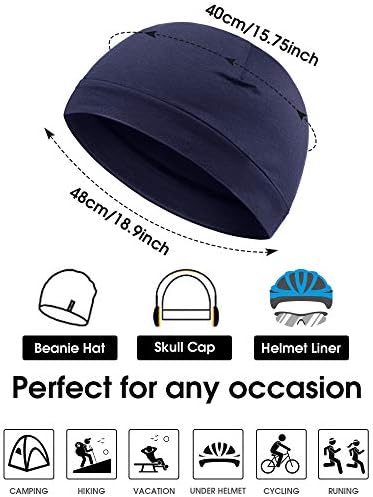 4 חתיכות גברים גולגולת כובעי רך כותנה כפת שינה כובעי נמתח קסדת אוניית רב תכליתי בארה ' ב עבור גברים נשים