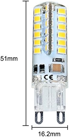 מנג ' יי 5 פי 110 וולט גרם 9 בסיס 48 מנורת נורת לד 2835 3.5 וואט לבן חם לא ניתן לעמעום שווה ערך להחלפת נורת ליבון 35 וואט