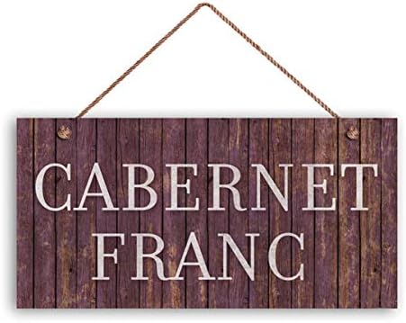 MAIYUAN CABERNET FRANC שלט יין, סגנון עץ במצוקה, עיצוב טוסקני 5 X10, שלט בר יין, שלטים כפריים ≠ W20-157 Å