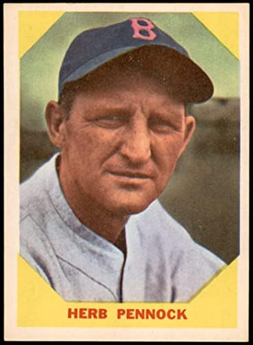 1960 Fleer 35 Herb Pennock Red Sox/Yankees Ex/Mt Red Sox/Yankees