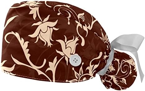 2 יחידות נשים עובדות כובעים עם כפתורים שיער ארוך אסתטי אסתטי פרפרים זהב סגול כובעי קוקו מחזיק קוקו