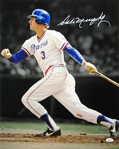 דייל מרפי עם חתימה 16x20 צילום אטלנטה ברייבס JSA - תמונות MLB עם חתימה