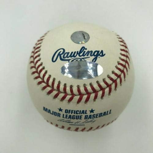 מריאנו ריברה חתמה בכבדות בבייסבול בייסבול Steiner & MLB Holograms - כדורי חתימה