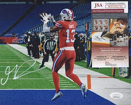 גבריאל דייוויס בופלו שטרות חתמו על חתימה 8x10 צילום JSA Wit521721 - תמונות NFL עם חתימה