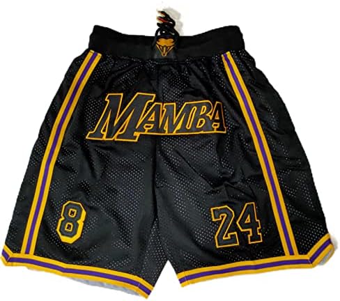 מכנסיים קצרים של מכנסי כדורסל רווחים מאוהדים רטרו רטרו יבש מהיר מאוהדים רקומים אימון מכנסיים ספורטיביים ספורטיביים
